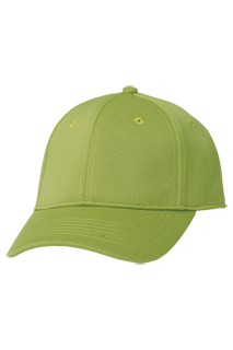 Cool Vent Color Baseball Cap: Lime - side view