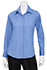 Womens French Blue Essential Dress Shirt - back view
