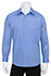 Mens French Blue Essential Dress Shirt - back view