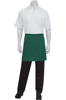 Harlem Half Bistro Apron: Green - side view