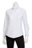 Womens White Oxford Shirt - back view